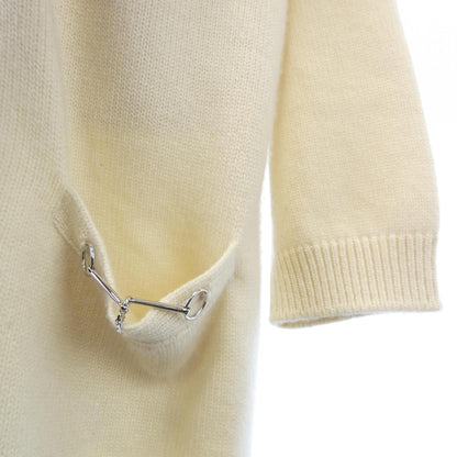 エルメス MORS A JOUET36 カシミヤ ロングカーディガン