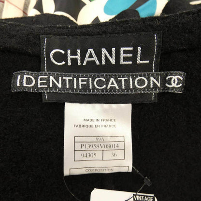 シャネル IDENTFICATION ノーカラージャケット