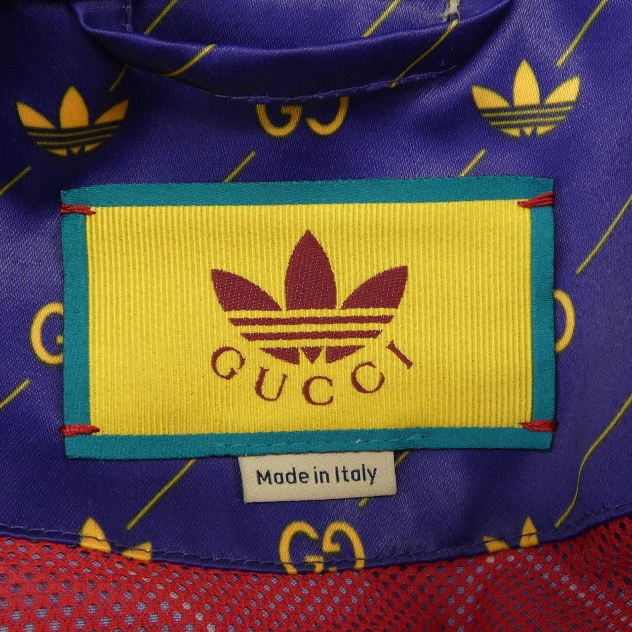 グッチ ADIDAS TREFOIL PRINT ジャケット