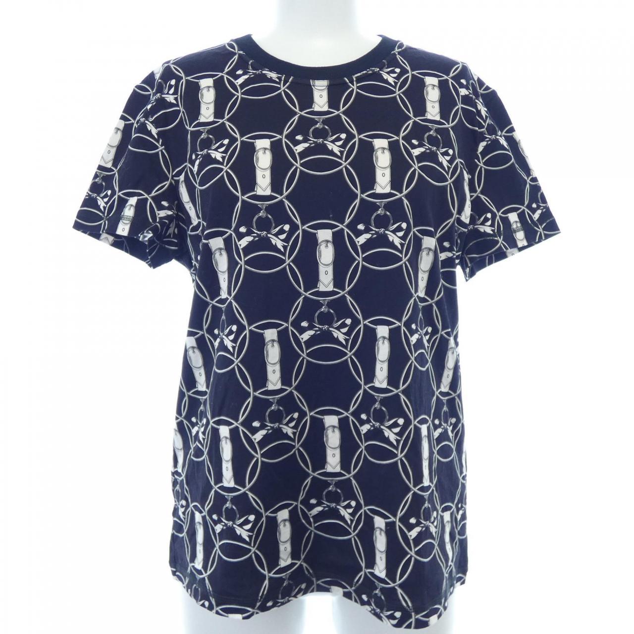 エルメス LA PROMENADE DU MATIN コットンTシャツ