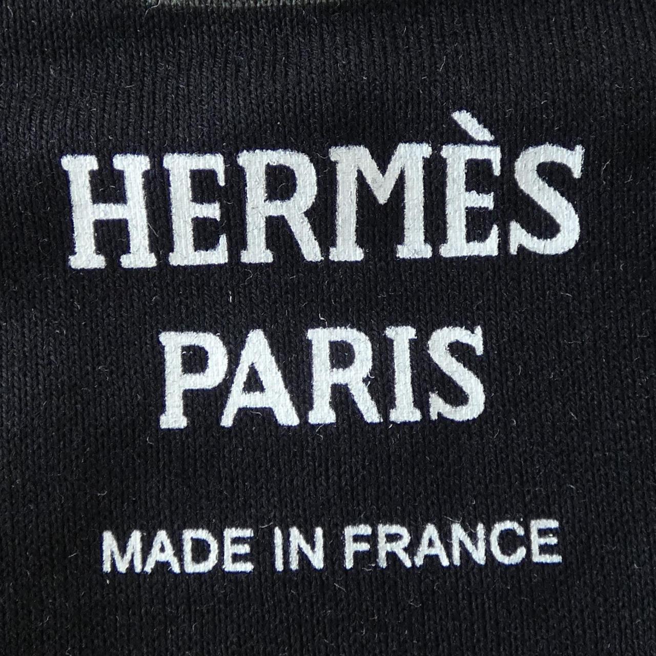 エルメス LA PROMENADE DU MATIN コットンTシャツ