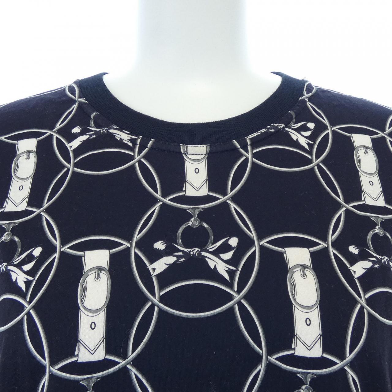エルメス LA PROMENADE DU MATIN コットンTシャツ