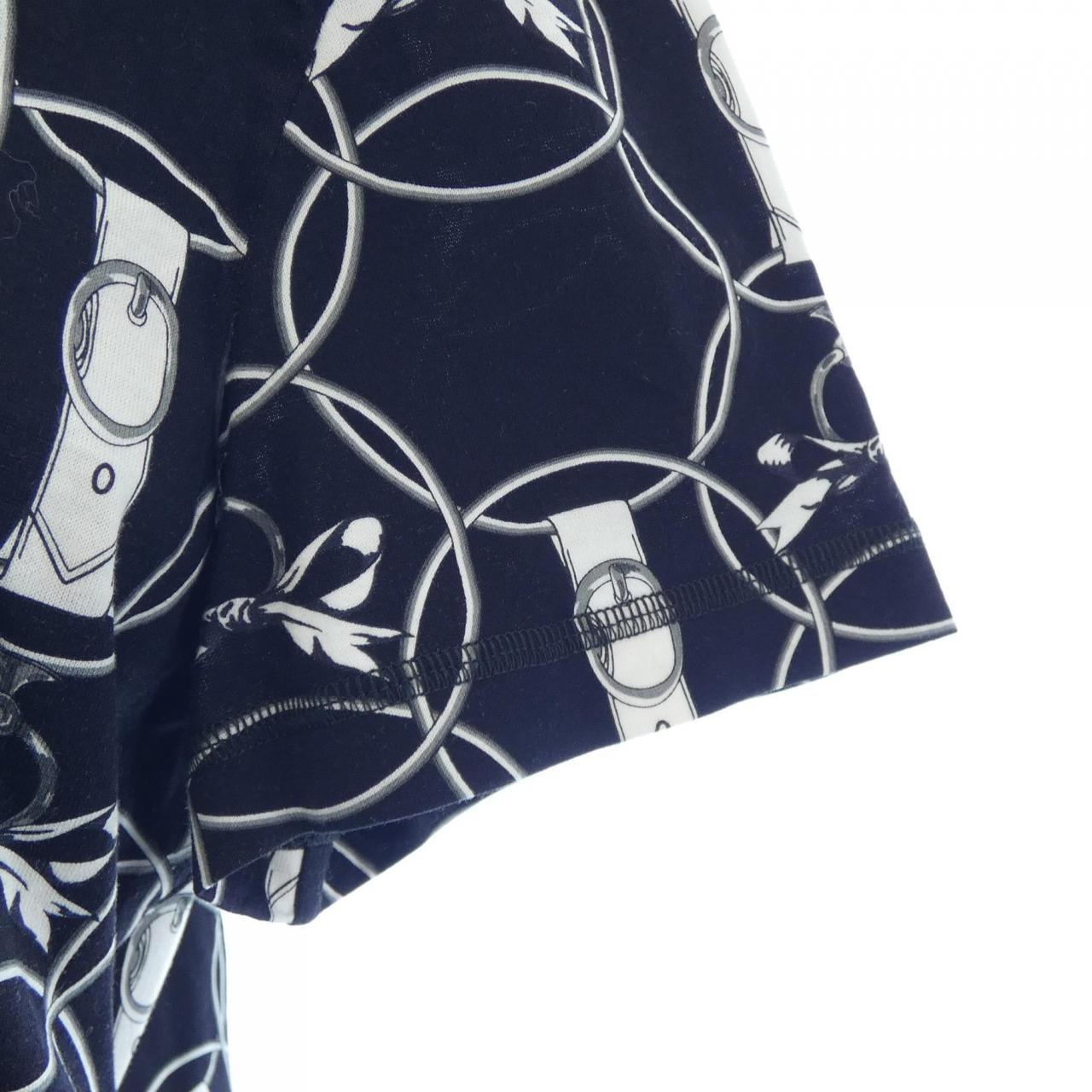 エルメス LA PROMENADE DU MATIN コットンTシャツ