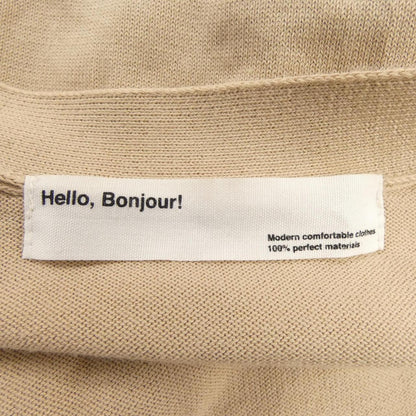 HELLO BONJOUR ウールカーディガン