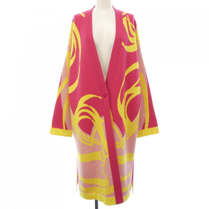 エルメス LA PROMENADE DU MATIN34 カシミヤ ロングカーディガン