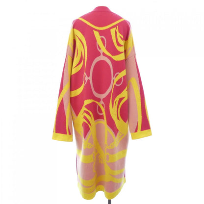 エルメス LA PROMENADE DU MATIN34 カシミヤ ロングカーディガン