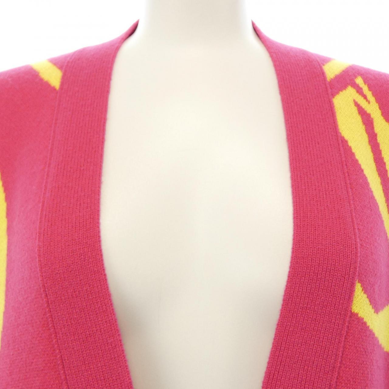 エルメス LA PROMENADE DU MATIN34 カシミヤ ロングカーディガン