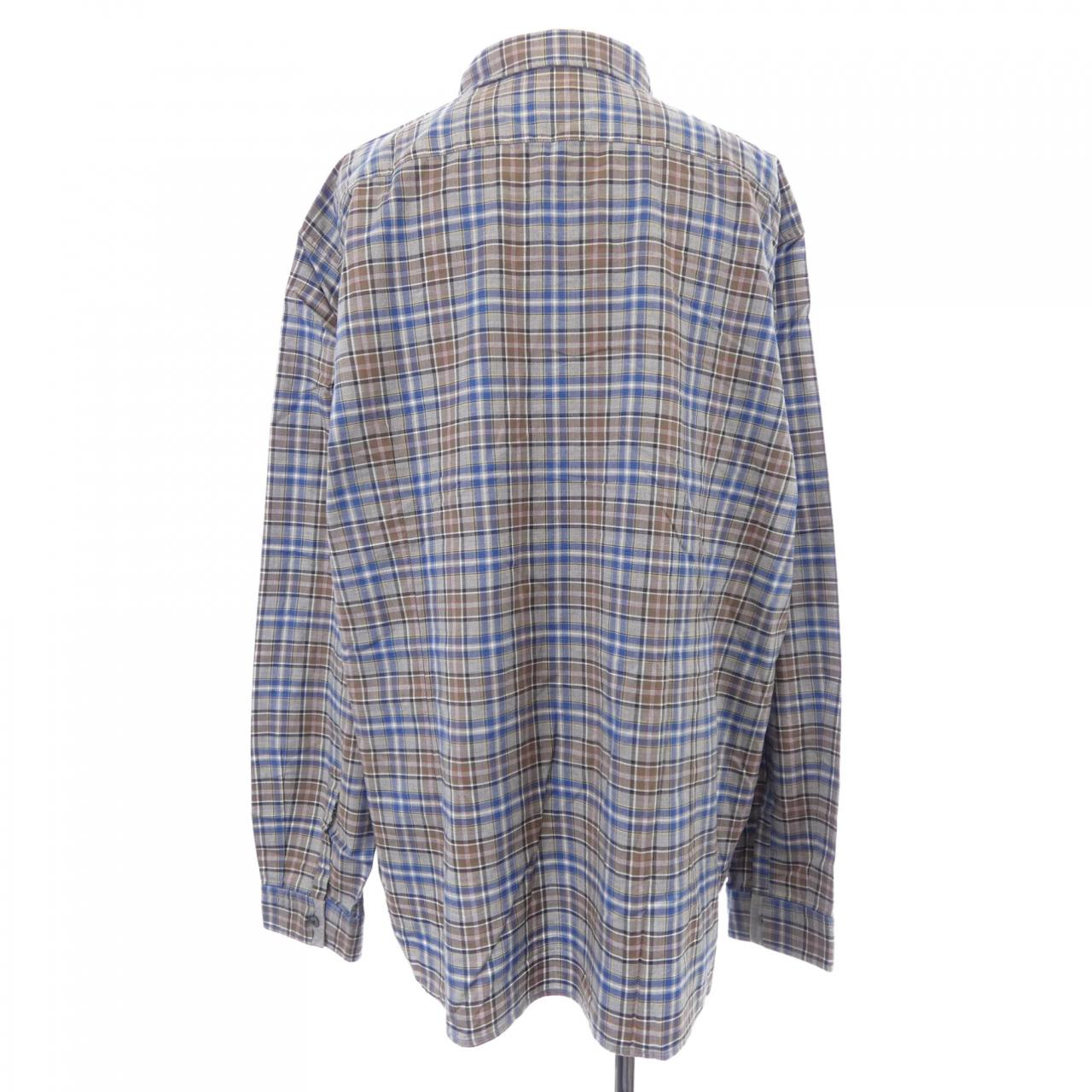 ボス チェック コットン シャツ