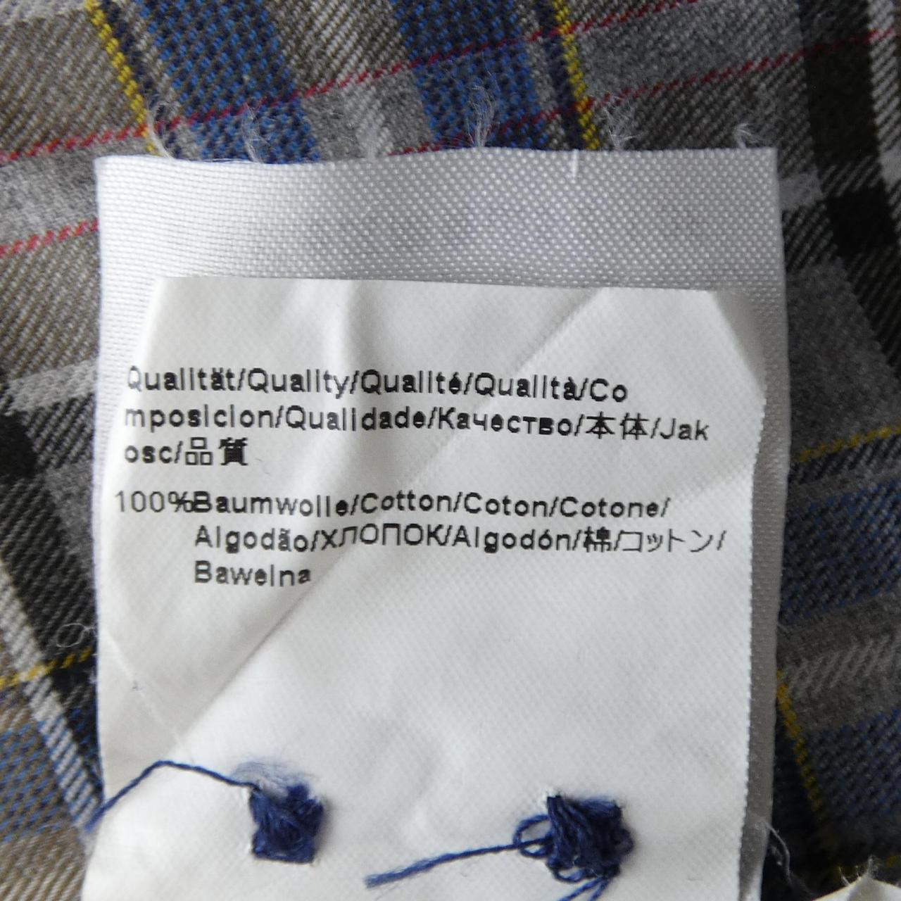 ボス チェック コットン シャツ