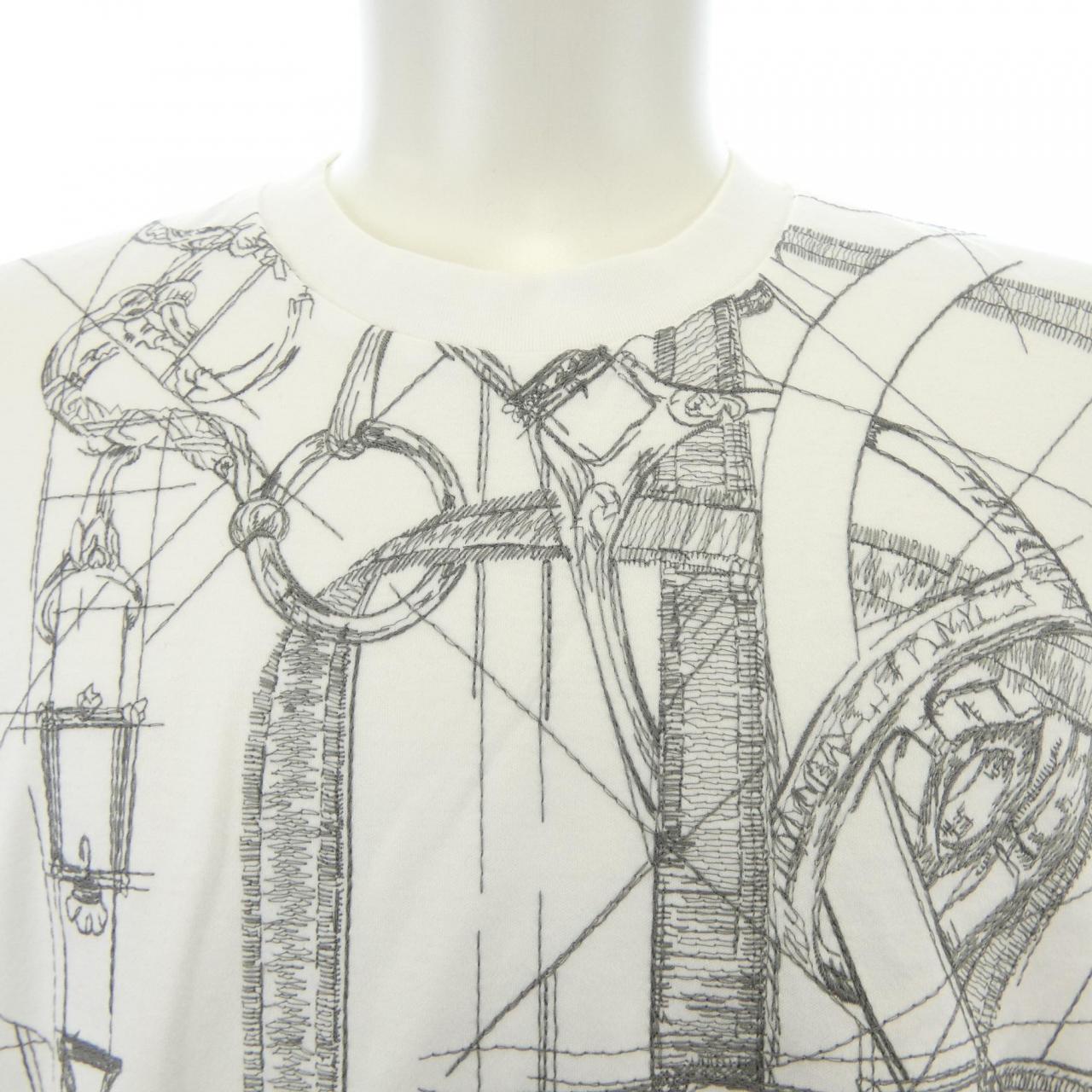 エルメス カヴァルカドゥールグリフォネ コットンTシャツ