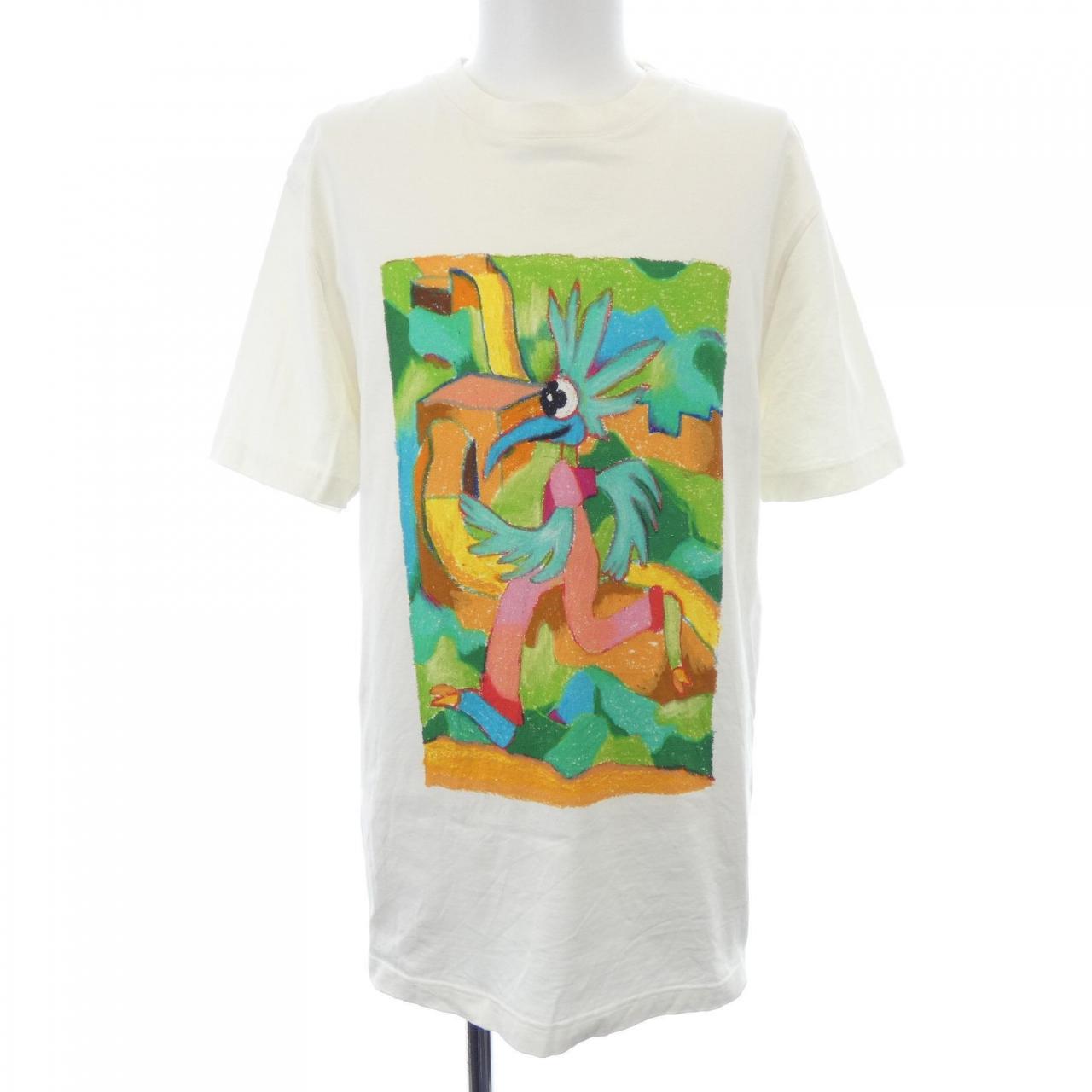 ルイヴィトン LVフレンドインサイドアウトラペル コットンTシャツ