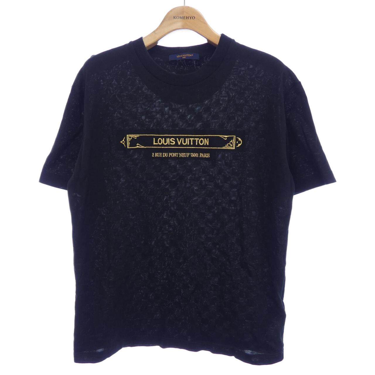 ルイヴィトン エンベリッシュドダミエピケ Tシャツ