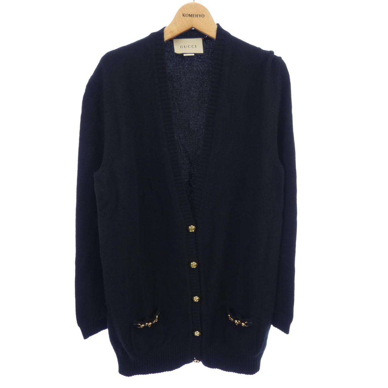 グッチ カシミヤカーディガン
