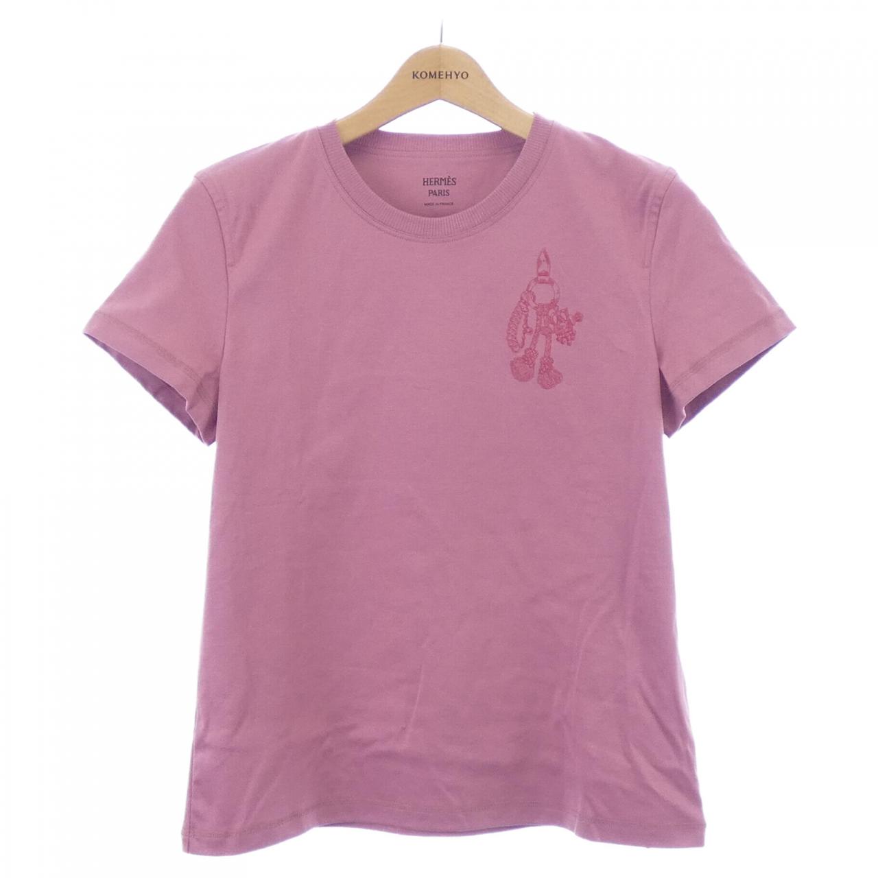 エルメス カルトゥッシュ パルフロワ コットンTシャツ