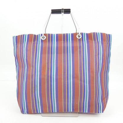 マルニ MARNI MARKET ストライプキャンバストートバッグ
