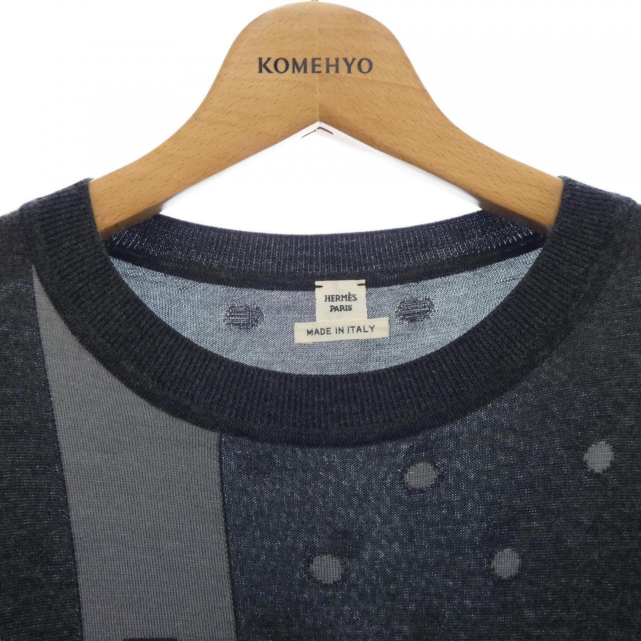 エルメス CLIC CLAC シルクカシミヤ ワンピース