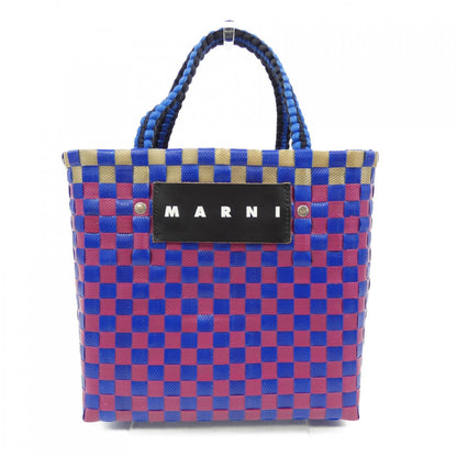 マルニ MARI MARKET JERSEY HANDLE BASKET バッグ