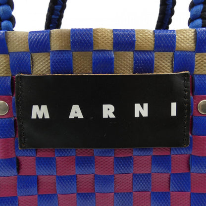 マルニ MARI MARKET JERSEY HANDLE BASKET バッグ