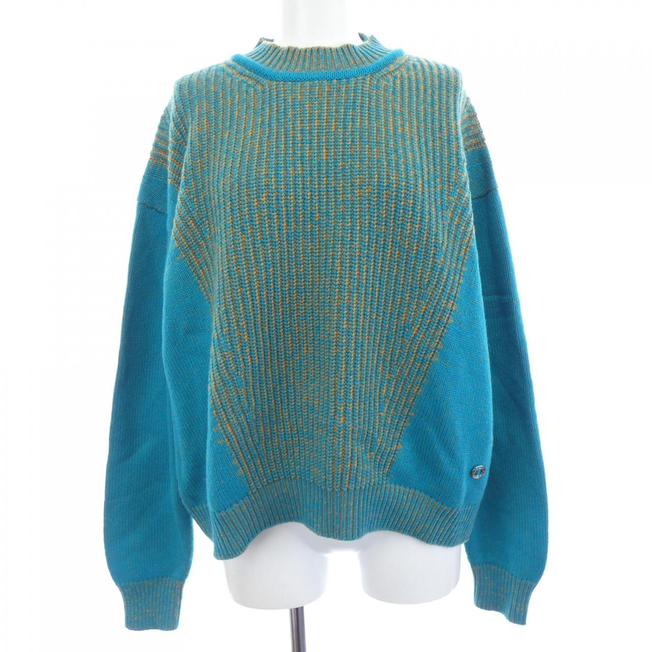 エルメス ジャージーリブ カシミヤニット