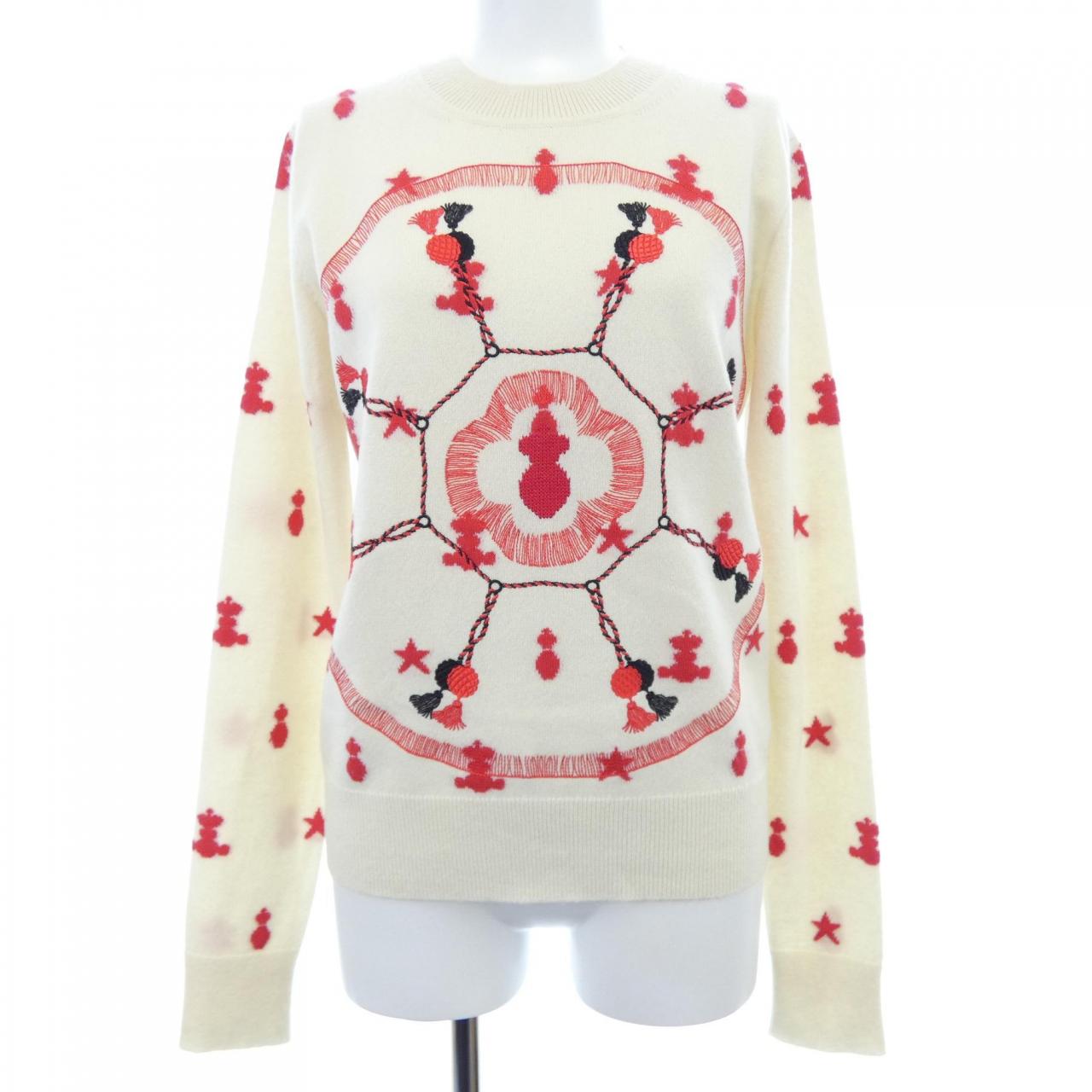 エルメス POSTE ET CAVALERIE36 カシミヤ ニット