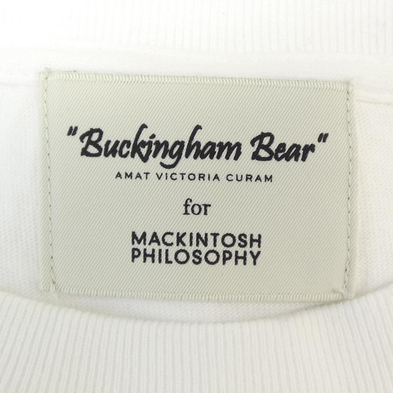 バッキンガムベアマッキントッシュフィロソフィー コットンTシャツ