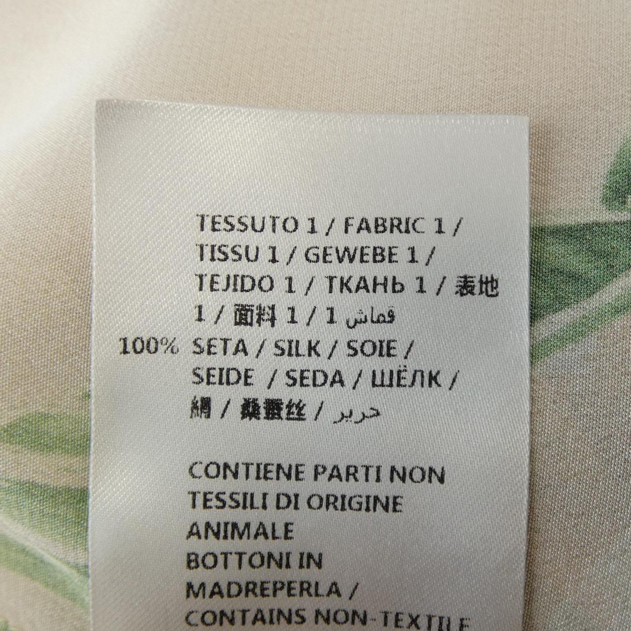 ステラマッカートニー シルク半袖シャツ