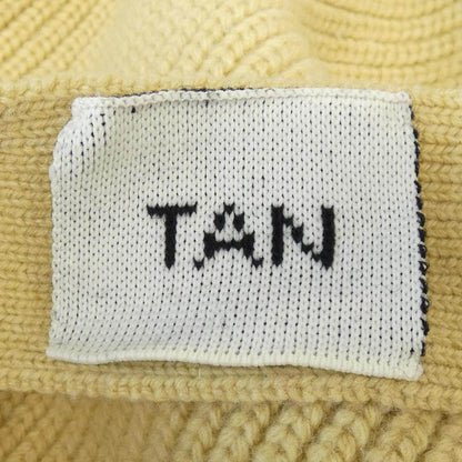 タン ウールカーディガン