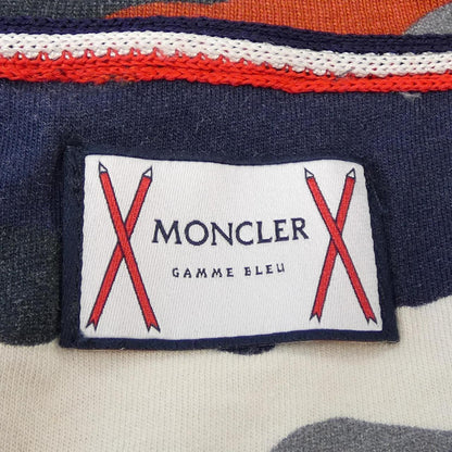 モンクレールガムブルー コットンTシャツ