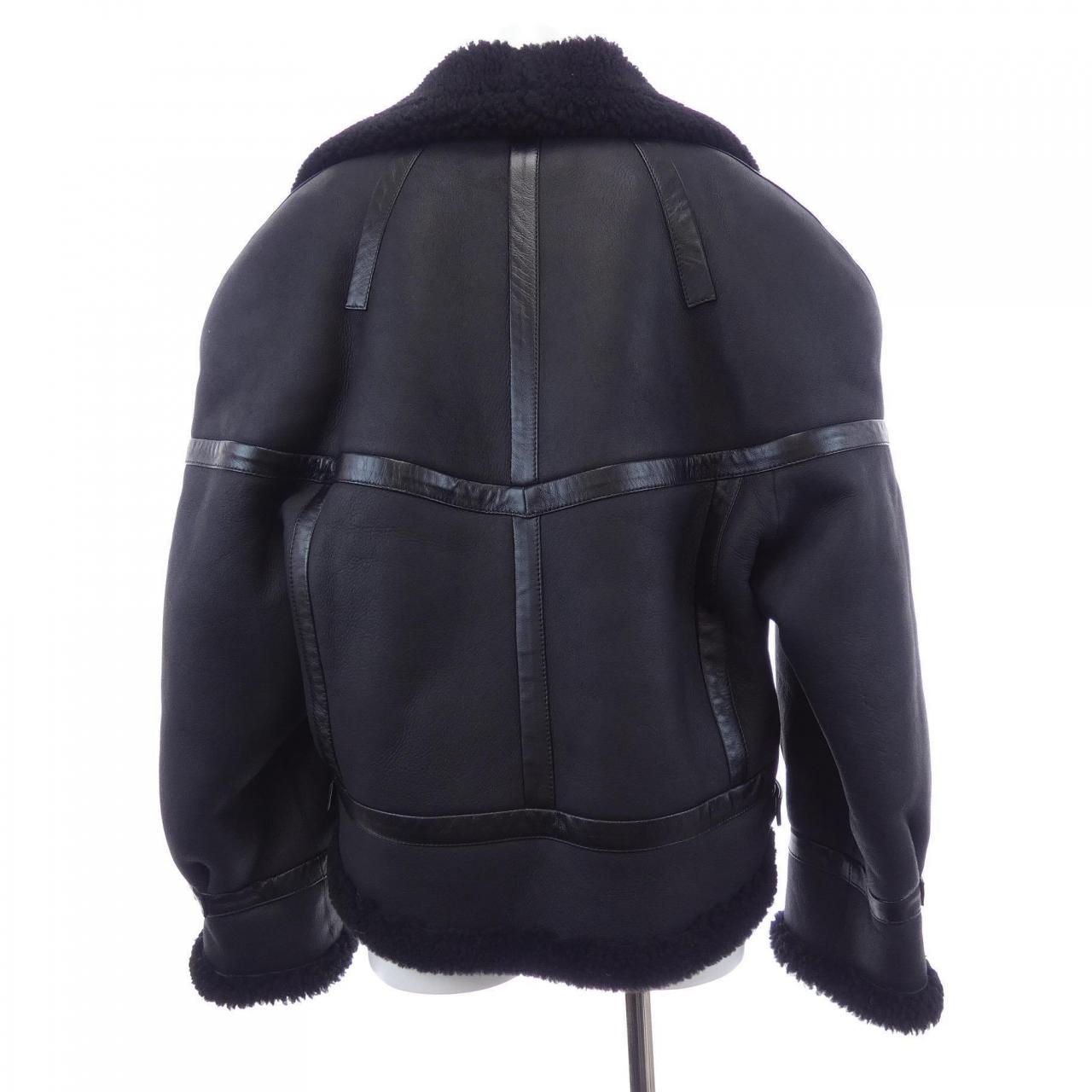 イヴサンローラン AVIATOR JACKET シアリング ジャケット