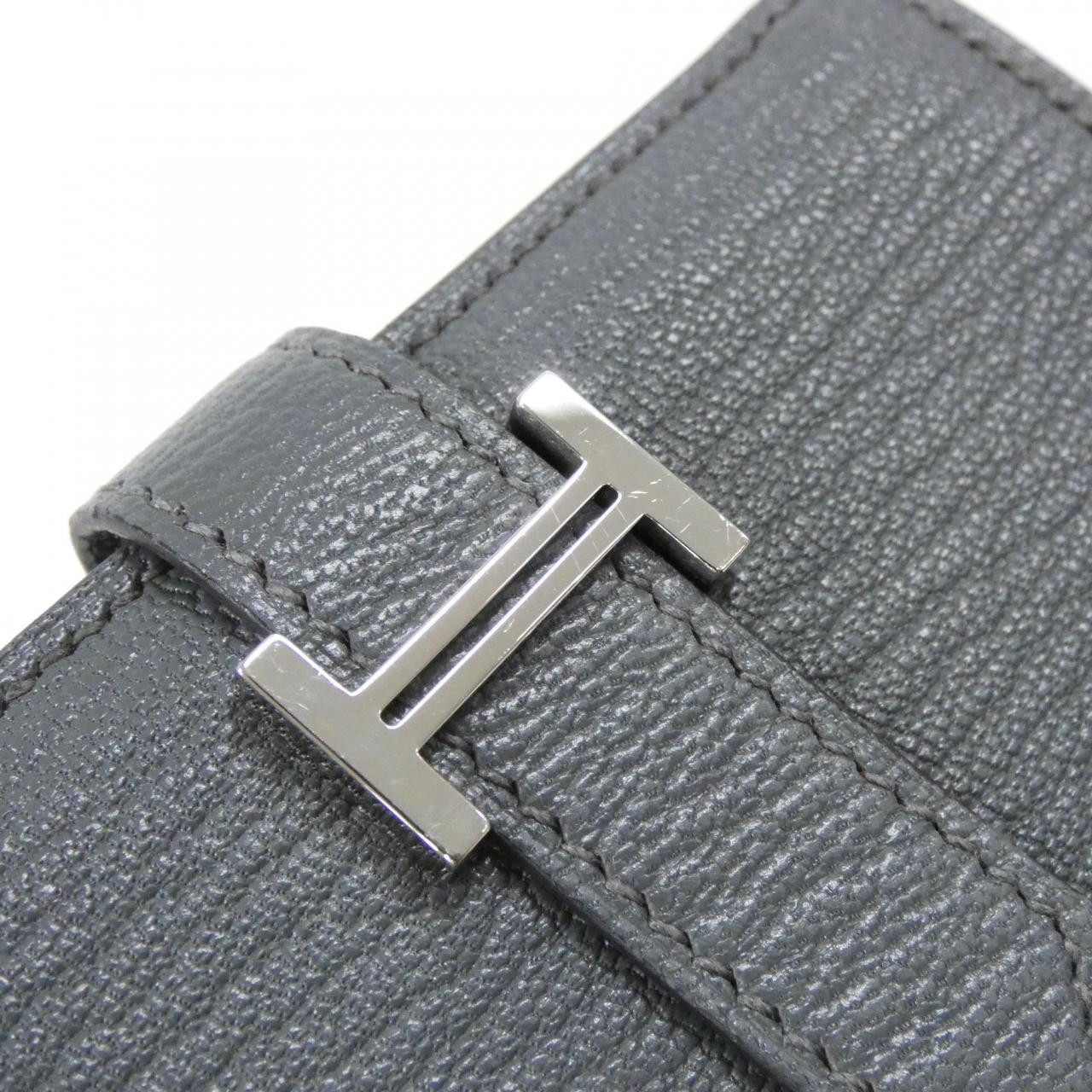 エルメス ベアンミニ シェーブル 二つ折り財布