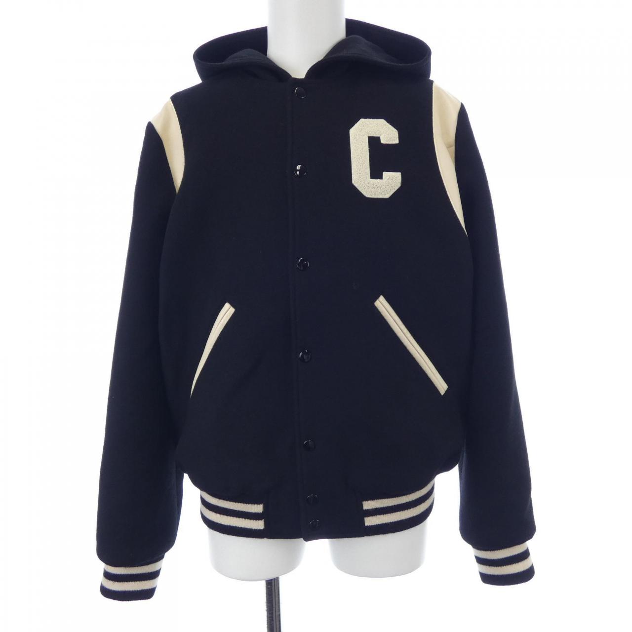 セリーヌ フーデッドテディ カシミヤジャケット