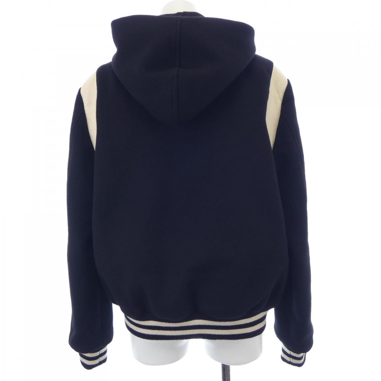 セリーヌ フーデッドテディ カシミヤジャケット