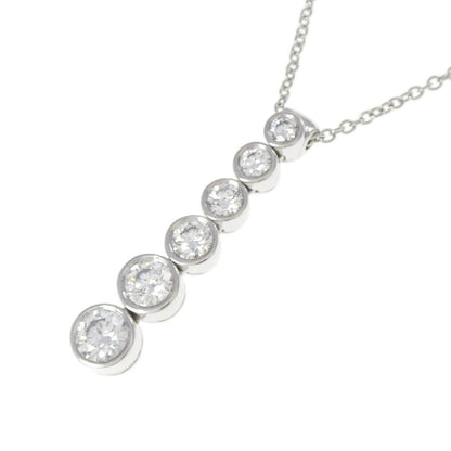 ティファニー ジャズ グラジュエイテッド ドロップ プラチナ ネックレス
