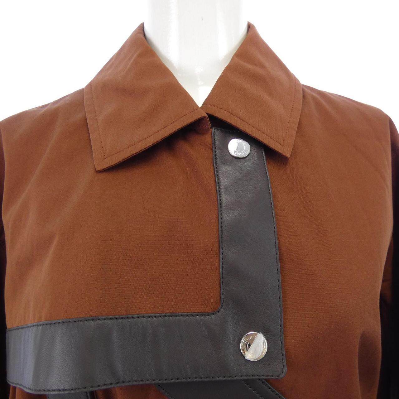 エルメス アシンメトリー コート