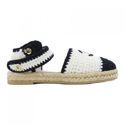 シャネル エスパドリーユ BRAIDED KNIT シューズ