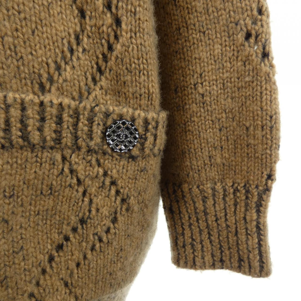 シャネル カシミヤ混カーディガン
