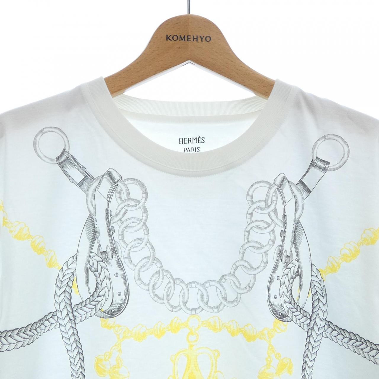 エルメス パルフロワリミックスTシャツ40