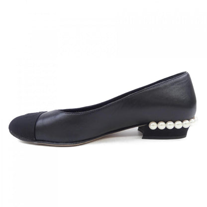 シャネル ラムスキンフラットシューズ