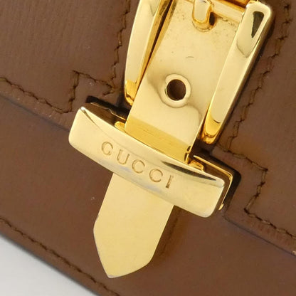 グッチ シルヴィ レザー ショルダーバッグ