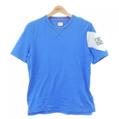 モンクレールガムブルー コットンTシャツ