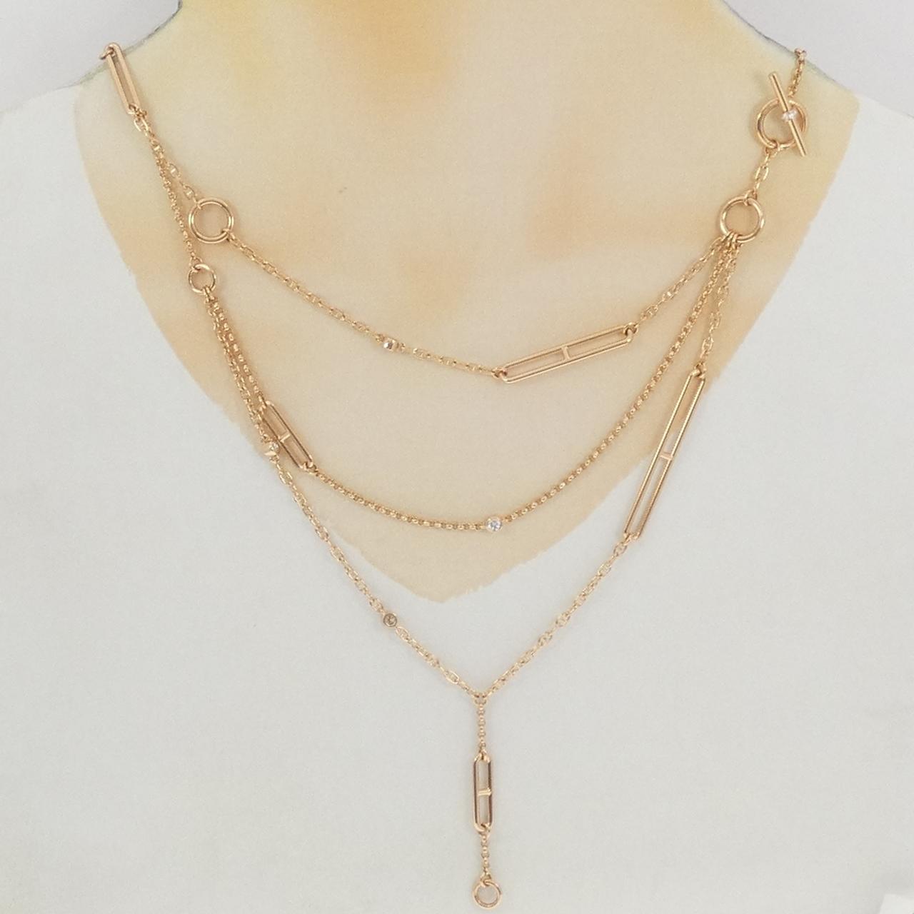 エルメス シェーヌダンクルカオス 750ネックレス