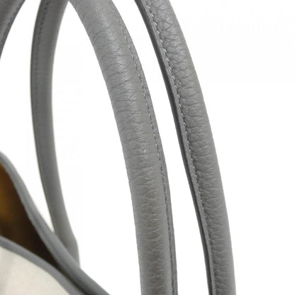 エルメス ガーデンパーティ36 トワルアッシュ ネゴンダ トートバッグ