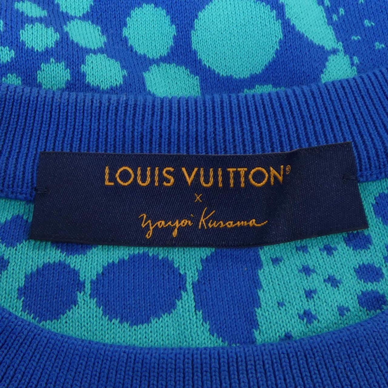 ルイヴィトン LV×YK オールオーバーパンプキンクルーネック ニット 限定
