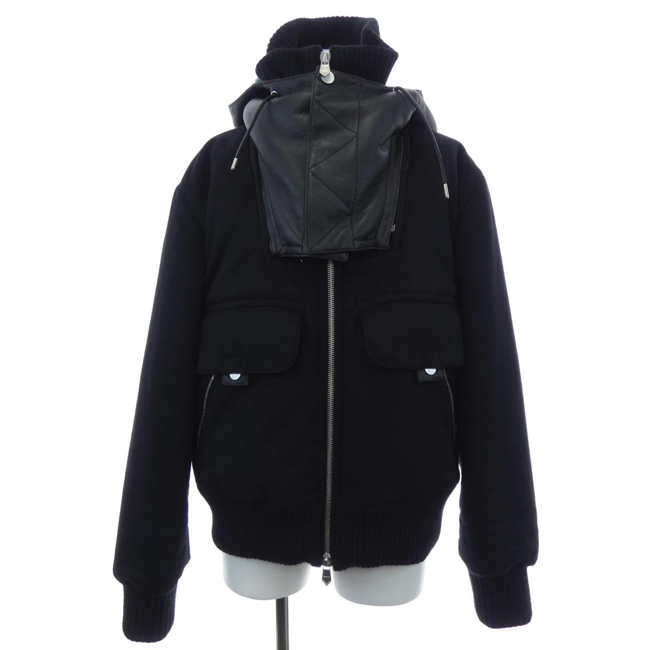 エルメス48カシミヤ100%ジャケット