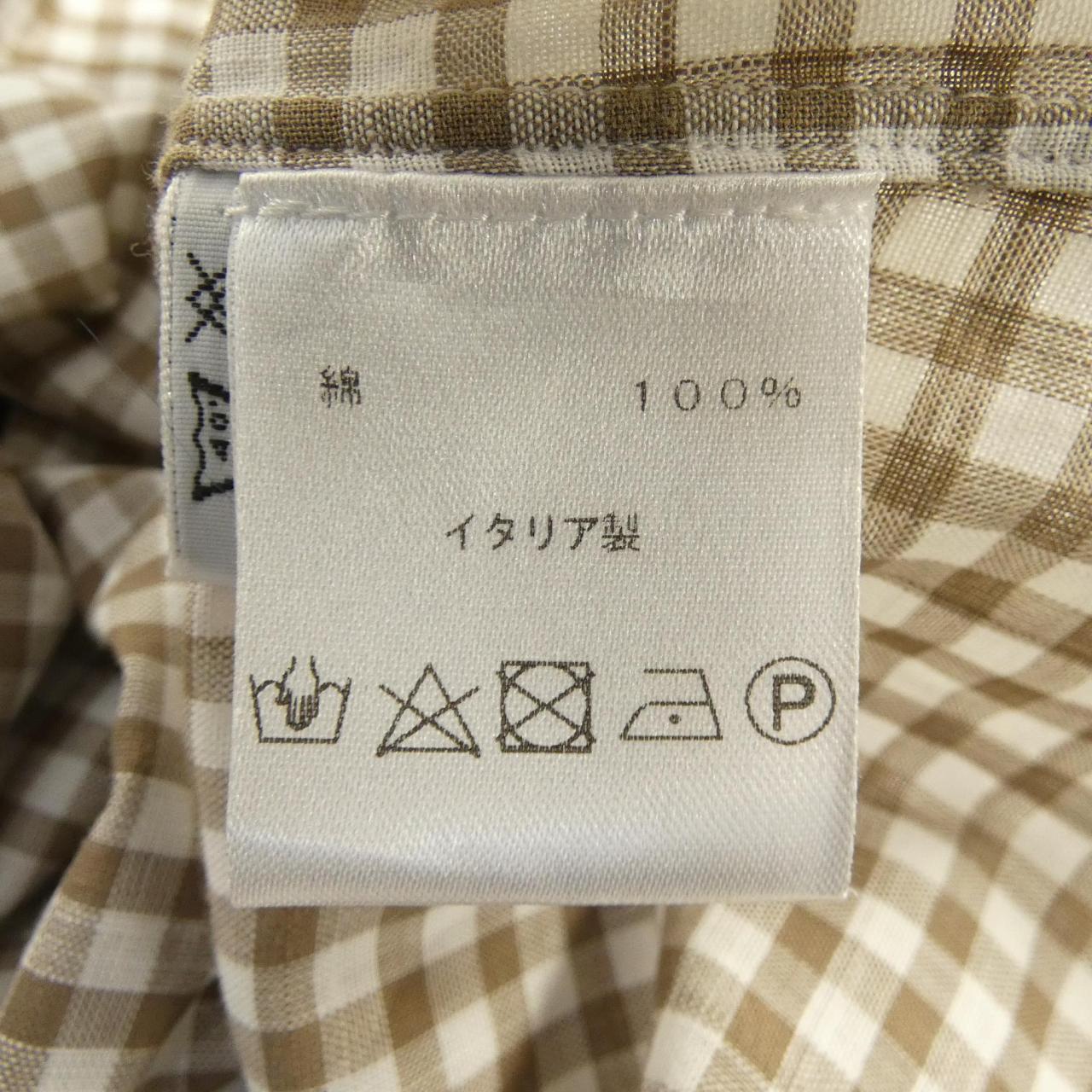 ルイジボレッリ コットンシャツ