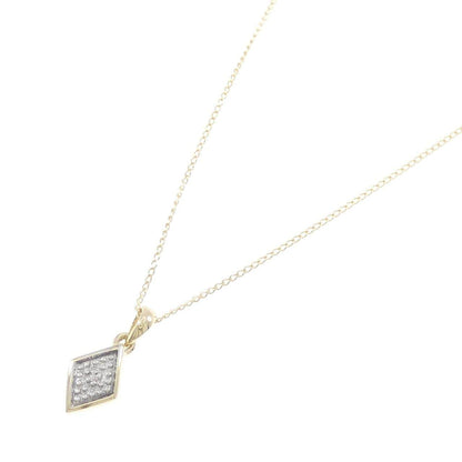 K10イエローゴールド K10ホワイトゴールド ダイヤモンドネックレス