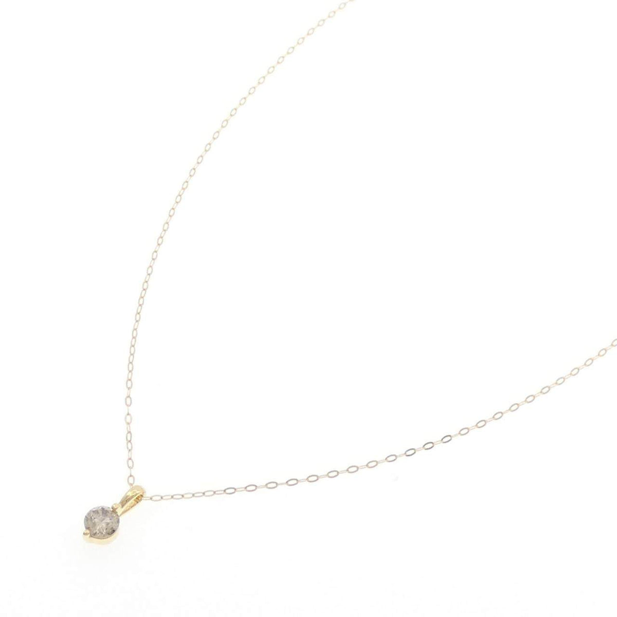 ジーエスティービー Au750 ダイヤモンドネックレス