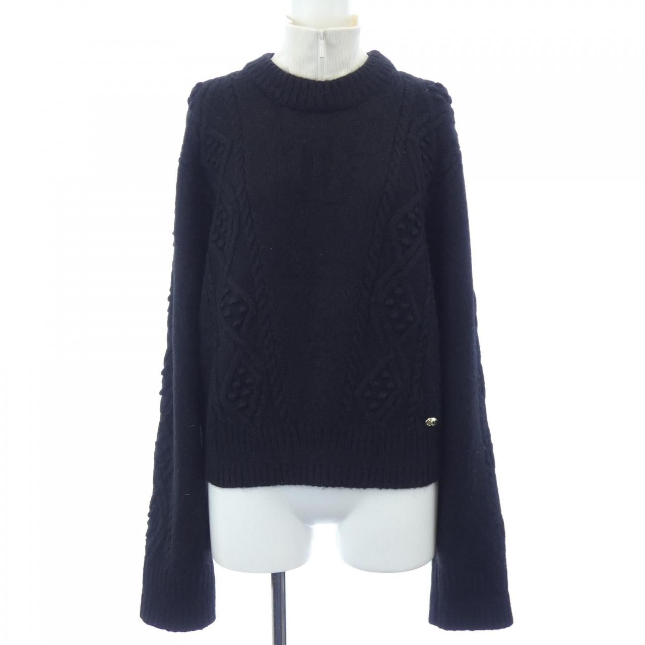 シャネル カシミヤ混ニット