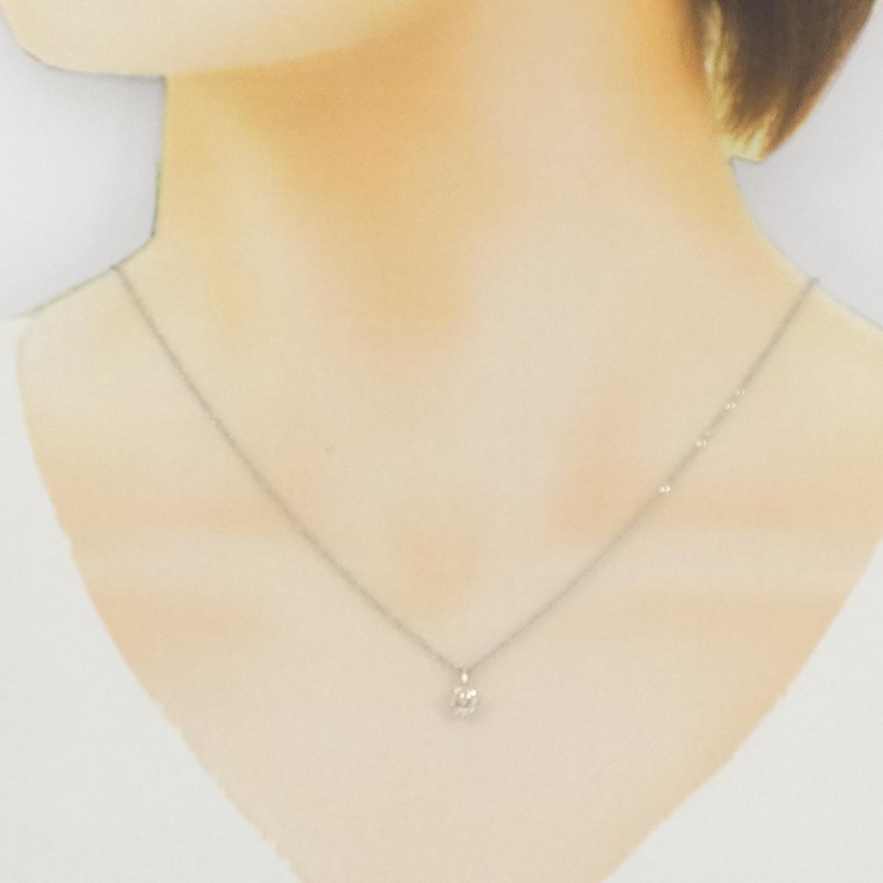 PT999プラチナ ダイヤモンドネックレス