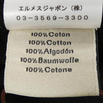 エルメス プリントストライプポケット コットン Tシャツ